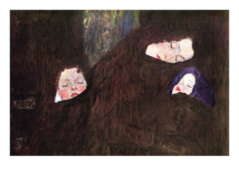 Mother with Children - Gustav Klimt Paintings - Click Image to Close